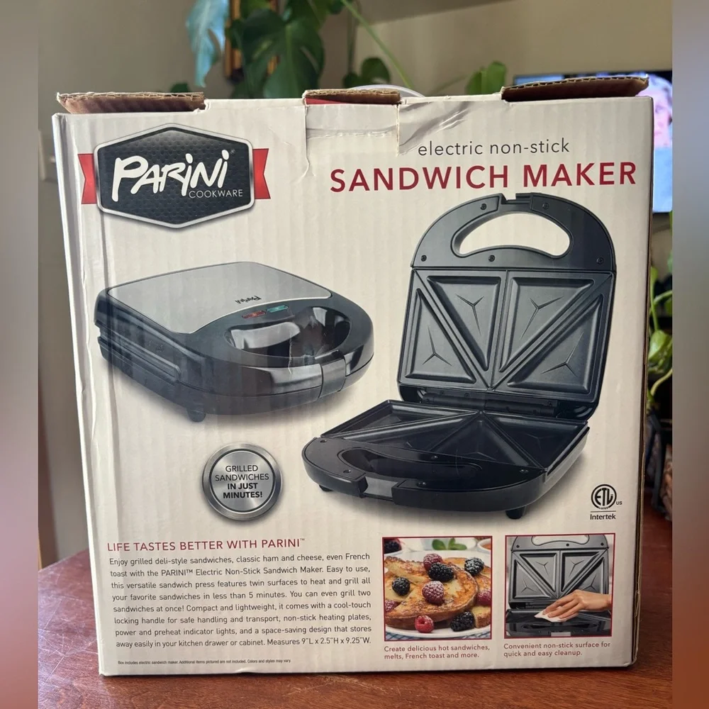 Parini Electric Hot Sandwich Maker